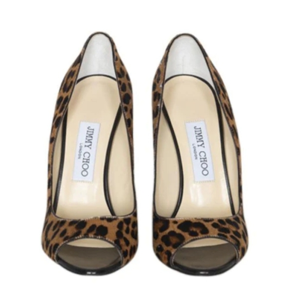 Never Worn Jimmy Choo Pony Style Calfskin Wedges - Picture 6 of 6